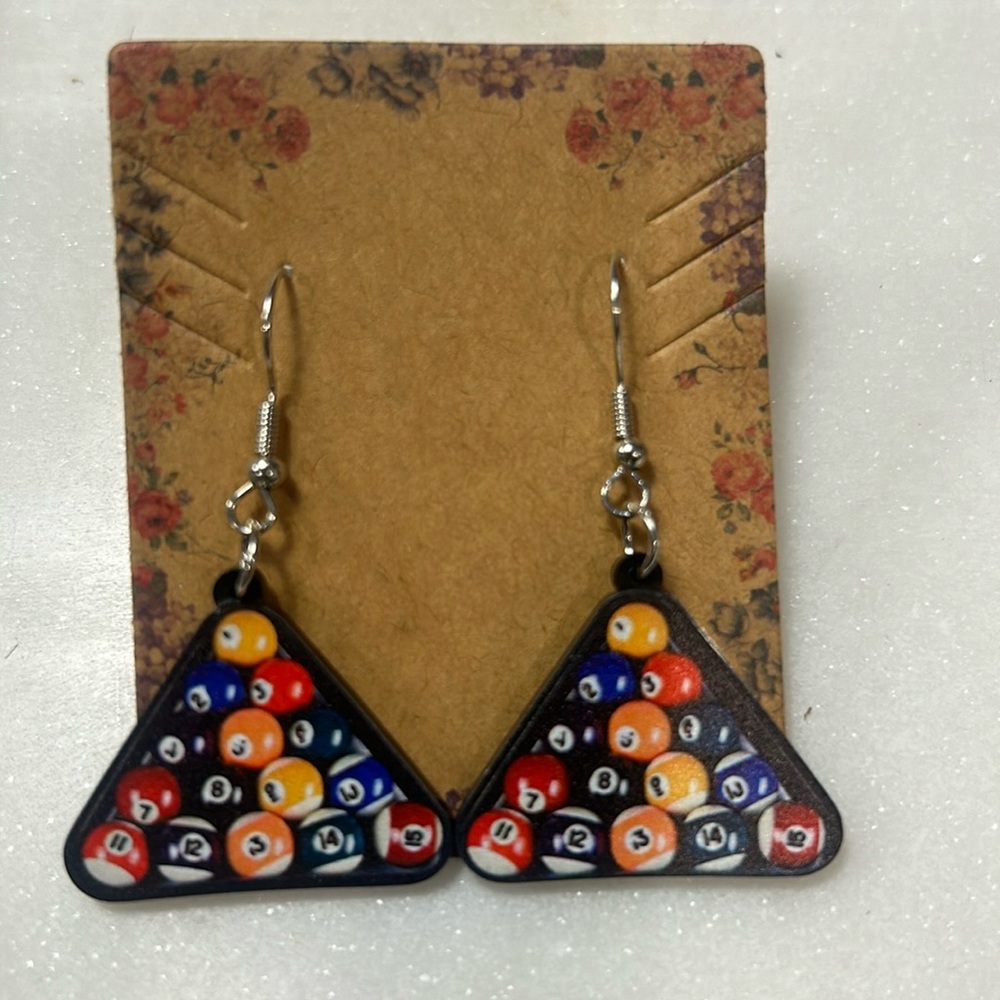 Pool Earrings New - Picture 1 of 1